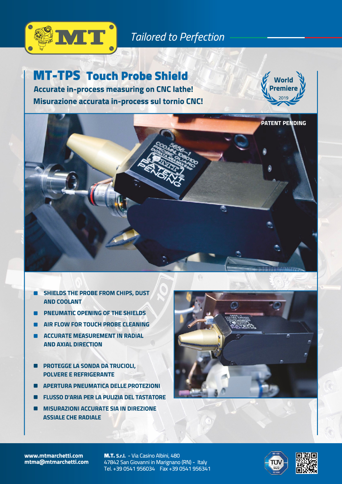 MT-TPS Touch Probe Shield